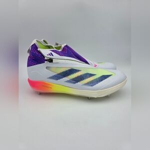 Adidas Adizero Impact+ Warp Speed White Baseball Cleats IG3488 Mens Size 12